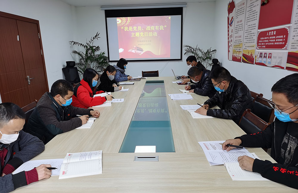 屯溪城建投公司黨支部開(kāi)展“我是黨員、抗疫有我”主題黨日活動(dòng)